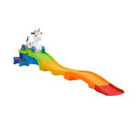 Step2 Montana rusa unicornio arriba y abajo Montana rusa infantil con vehiculo unicornio para el jardin o interior | Juguete infantil con coche