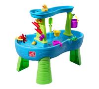 Step2 Rain Showers Mesa de Agua, Azul y Verde | Mesa de Agua y Arena con 13 Accesorios | Juegos de Agua, Juegos de Agua para Niños, Juegos Agua jardín | Juegos Jardin Niños