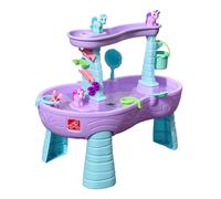 Step2 Rain Showers Unicornio Mesa de agua, violeta y azul | Mesa de agua y arena con 13 accesorios | Juegos de agua, Juegos de agua para ninos, juegos agua jardin | Juegos Jardin ninos
