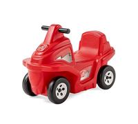 Step2 Rapid Ride & Hide - Coche de montar de pie a piso para niños pequeños, juguete de montar compatible con posavasos, manubrio y reposapiés, juego en interiores o exteriores, más de 2 años, rojo