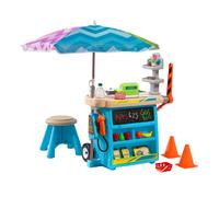 Step2 Stop & Go Tienda de mercado para ninos in ccesorios | tienda / ultramarinos / puesto con gasolinera / surtidor | juguete de plastico