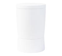 Step2 Vero in-Pool Shade Mesita de piscina de plastico blanco | Mesita con orificio para sombrilla, base lastrable y plastico uV20 para una profundidad mAXIma del agua de 38,1 cm | exterior/Jardin
