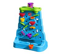 Step2 Waterfall Discovery Wall Juego con agua para ninos | Juguetes de exterior / jardin de plastico con 13 accesorios