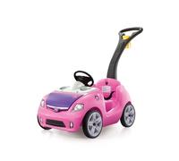 Step2 Whisper Ride Coche para ninos en Rosa | Carro Infantil con Barra de Empuje | Vehiculo para ninos/Juguete a Partir de 1.5 Anos