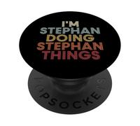 Stephan Name Stephan Personalized Name First Given PopSockets PopGrip Adhesivo