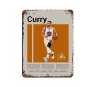 Stephen Curry Art - Cartel de metal vintage para decoración de pared, bar, bar, bar, decoración de pared, póster retro de 12 x 16 pulgadas (30 x 40 cm)