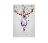 Stephen Curry Póster de baloncesto 1 lienzo decorativo de pared, impresión artística para oficina, sala de estar, dormitorios, hogares, regalos para novio hombre, 30 x 45 cm