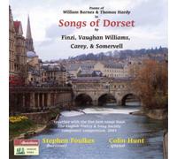 Stephen Foulkes Songs of Dorset By Finzi, Vaughan Williams, Carey & Somerve (CD)