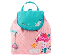 Stephen Joseph Rosa chicle para niñas, Diseño de hongo, Talla única, Mochila acolchada unisex para el regreso a clases