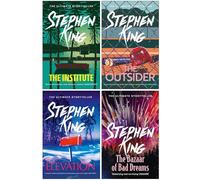Stephen King 4 Books Collection Set (The Institute, The Outsider, Elevation, The Bazaar of Bad Dreams)