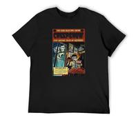 Stephen King Horror Characters Friends T-Shirt Custom Screen Printed XL Black