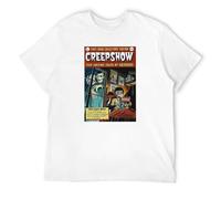 Stephen King Horror Characters Friends T-Shirt Custom Screen Printed XL White