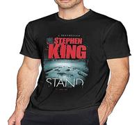 Stephen King The Stand T Shirt Men's Fashion Cotton Crew Neck Short Sleeve Tunics T-Shirt Black 3XL