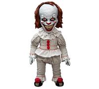 Stephen Kings Es MDS MegaFigura Sinister Pennywise con Sonido Blanco y Rojo, de plástico. Fabricante: NECA.