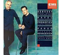 Stephen Kovacevich (Artist, Piano),Emmanuel Pahud (Flute) - Debussy: Syrinx - Ravel: Chansons Mad¨¦casses - Prokofiev: Flute Sonata By Stephen Kovacevich (Artist, Piano),Emmanuel Pahud (Flute) (2000-04-03)