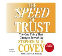 Stephen M.R. Covey The SPEED of Trust (CD) (Importación USA)