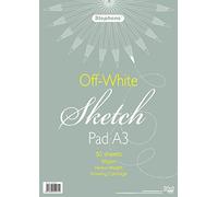 Stephens 551652 A3 155 gsm espiral Pad - blanco (Pack de 30 hojas)