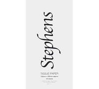 Stephens 750 x 500 mm papel de seda, color blanco