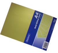 Stephens - Cartulinas con efecto brillo (A4, 220 g/m²), color dorado