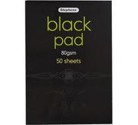 Stephens - Hojas negras de papel (A4)