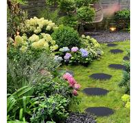 Steping Stones,Gartengestaltung Bodendeko - Placas fijas con estacas para jardín, piscina, parque infantil, jardín funerario, pasarela