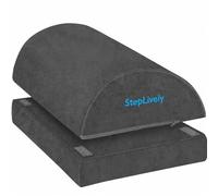 StepLively Reposapiés para debajo del escritorio en el trabajo, gris (grande)