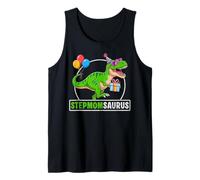 Stepmomsaurus T-Rex Dinosaur Mom Saurus Family Matching Camiseta sin Mangas