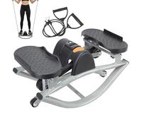 Stepper De Escaleras - Pequeño Ejercitador De Piernas con,Máquina De Step Escalador Rock - para Glúteos Abdominales Core Torso Sala Dormitorio Balcón Oficina Hombres Y Mujeres