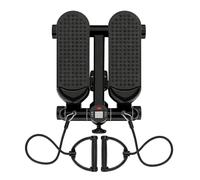 Stepper, equipo de fitness silencioso portátil y ajustable - Stepper de escalera en casa - para entrenamiento diario en apartamento de viaje o en suelo interior