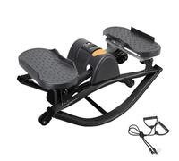 Stepper Rock Fitness - Máquina Compacta De Ejercicios Laterales, Herramienta De Entrenamiento Cardiovascular | Ideal Para Uso Doméstico, Gimnasio Y Oficina, Tonifica Piernas, Glúteos Y Abdominales, Me