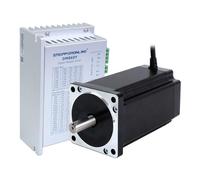 STEPPERONLINE Kit CNC 1 eje 12,0 Nm 6,0 A Nema 34 Motor paso a paso & controlador DM860Y Router de molino CNC Robot giratorio