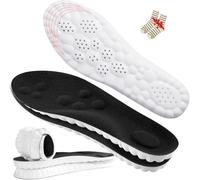 Steppers Insoles for Men Women,4D Technology Memory Foam Shock Insoles,with Arch Support,Revolutionary Orthopedic Insole