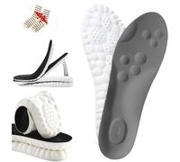 Steppers Insoles for Men Women,4D Technology Memory Foam Shock Insoles,with Arch Support,Revolutionary Orthopedic Insole