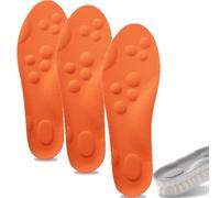 Steppers Insoles, Steppers Insoles Men, 2025 New 4d Breathable Shock Absorbing Cloud Massage Shoe Inserts with Arch Support (3pair B,41-42)