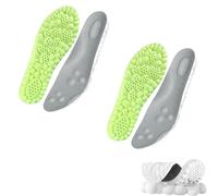Steppes, plantillas Stepprs Cloud para mujeres y hombres, plantillas suaves para zapatos Mega Comfort, plantillas que se mueven todo el día (2 pares gris B, hombres 6-7/mujeres 7-8)
