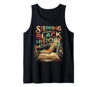 Stepping Into Black History Month High Heels Melanin Queens Camiseta sin Mangas