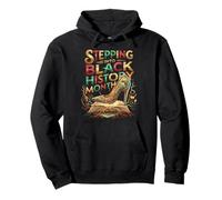 Stepping Into Black History Month High Heels Melanin Queens Sudadera con Capucha