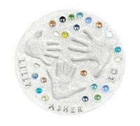 Stepping Stone Kit - 26 Letter Stamps Kids Stepping Stone Craft Kit for Adults, Family, Garden, Patio Outdoor, DIY Concrete Stones Making Set for Mothers Day Birthday Holiday Use