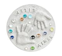 Stepping Stone Kit - 26 Letter Stamps Kids Stepping Stone Craft Kit for Adults, Family, Garden, Patio Outdoor, DIY Concrete Stones Making Set for Mothers Day Birthday Holiday Use