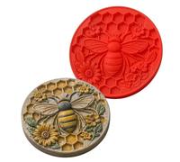 Stepping Stone Molds, Concrete Paver Mold, Round Sunflower Path Makers