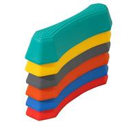 Stepping Stones Kids - Juego de 6 piedras de equilibrio para de obstáculos, juego sensorial, apilables, antideslizantes, para niños, piedras de equilibrio multicolor, piedras de equilibrio