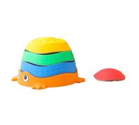 Stepping Stones Piedras de Equilibrio Antideslizantes de Colores para Niños Juegos en Interiores y Exteriores Plástico 5 Piezas 26 X 38 Cm