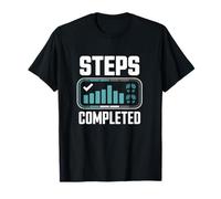 Steps Completed Reto 10k Pasos Diario Fitness Camiseta