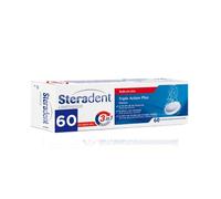 Steradent Limpiador Triple Acción Plus 60comp