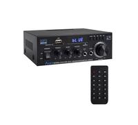 Stereo Audio Amplifier Receiver,Bluetooth 5.0 Sound Speaker,Amplifier FM Radio,Home Theater Audio Stereo System-UK Plug