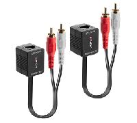 STEREO AUDIO EXTENDER CAT.5/6 100M 2X RCA 70460