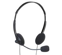 Stereo Computer Headphones with Mic (2.5 m Lead), [Importado de UK]