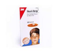 Steri Strip Tiras de Sutura Adhesiva 100 mm x 6 mm Estériles - Hipoalergénico Ayuda a la Cicatrización Heridas y Cortes Superficiales