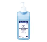 Sterillium, Gel Hidroalcohólico, Gel Desinfectante de Manos, Gel Antiséptico, Amplio Espectro de Acción, Aporta Hidratación, Protección y Suavidad, Color Azul (975 ml)