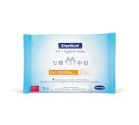 Sterillium, Toallitas de Limpieza, 2 en 1, Limpian y Refrescan, Perfectas para ir de Viaje o Excursión, 15 Unidades